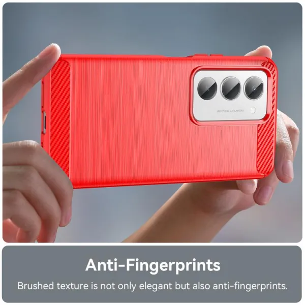 FLEXI TPU Ochranný obal Xiaomi Redmi 15 / Redmi 15 5G červený