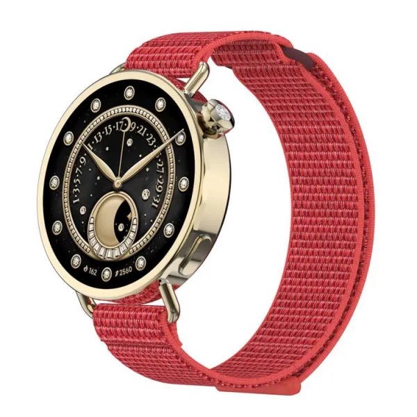 NYLON Vymeniteľný remienok pre Xiaomi Watch S4 41mm červený
