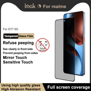 IMAK 3D PRIVACY Tvrdené ochranné sklo pre Realme GT 7 5G / Realme GT 7T 5G