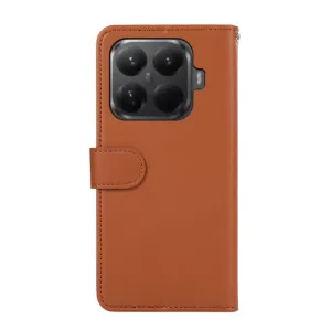ABEEL DELICATE Peňaženkový obal Xiaomi 15T Pro hnedý