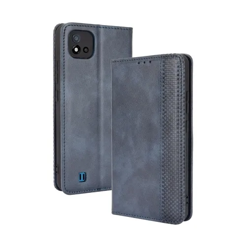 BUSINESS Peňaženkový kryt pre Realme C11 2021 modrý