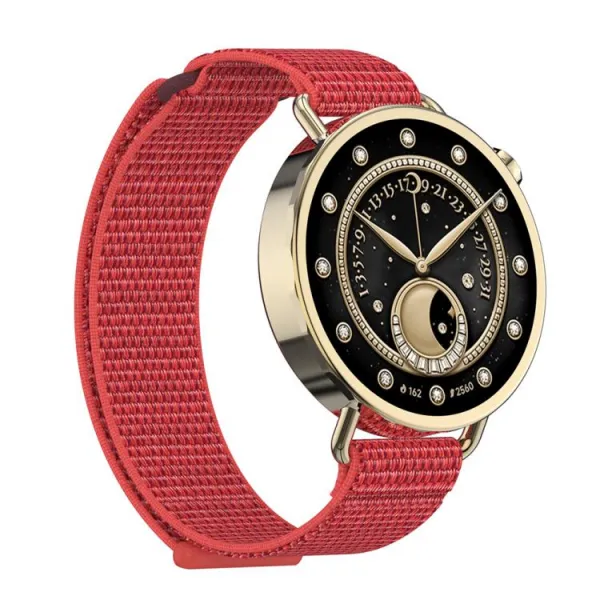 NYLON Vymeniteľný remienok pre Xiaomi Watch S4 41mm červený