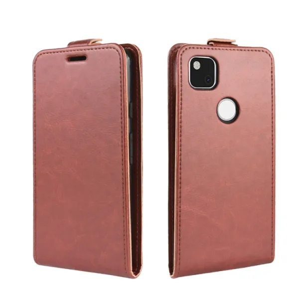 Vyklápacie puzdro Google Pixel 4a hnedé