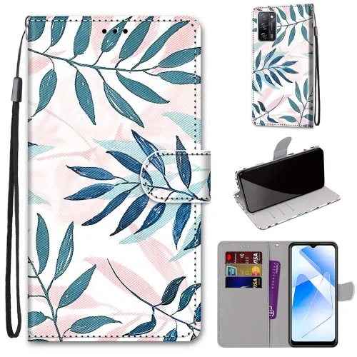 ART Peňaženkový kryt pre Oppo A16 / Oppo A16s LEAVES