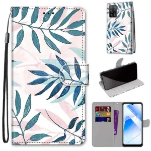 ART Peňaženkový kryt pre Oppo A16 / Oppo A16s LEAVES