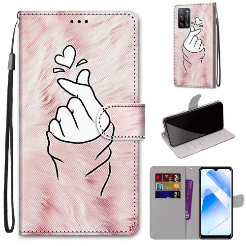 ART Peňaženkový kryt pre Oppo A16 / Oppo A16s HEART