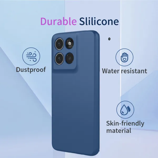 PROTEMIO TPU Kryt pre Motorola Moto G86 5G čierny
