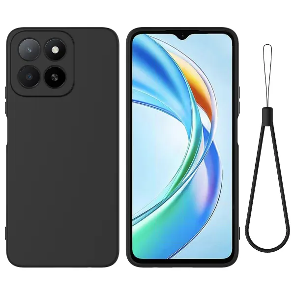 RUBBER Ochranný kryt pre Honor 400 Smart 5G / Honor X7d čierny