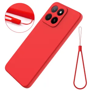 RUBBER Ochranný kryt pre Honor 400 Smart 5G / Honor X7d červený