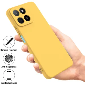 RUBBER Ochranný kryt pre Honor 400 Smart 5G / Honor X7d žltý