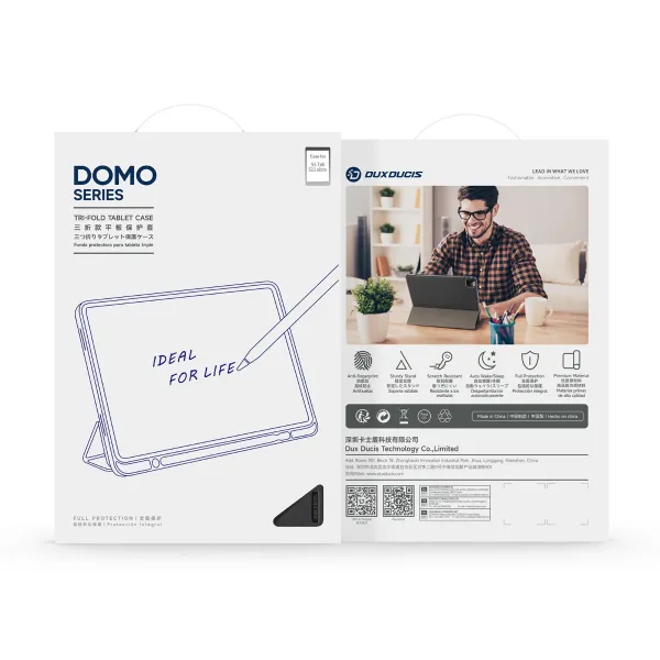 DUX DOMO Zaklápacie puzdro pre Samsung Galaxy Tab S11 Ultra čierne