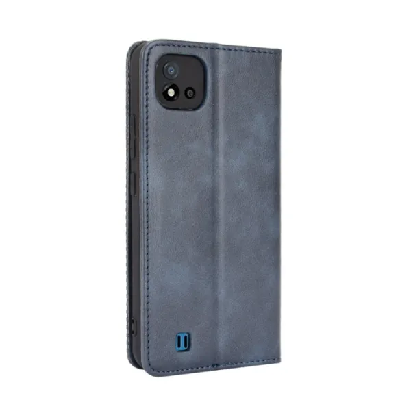 BUSINESS Peňaženkový kryt pre Realme C11 2021 modrý