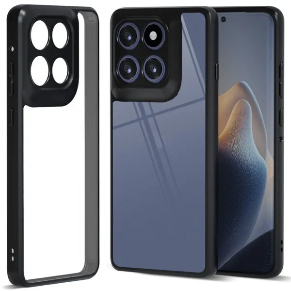IBMRS Ochranný kryt pre Motorola Moto G86 5G / G86 Power 5G TRANSPARENT BLACK