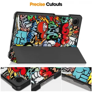 ART Zaklápacie puzdro pre Samsung Galaxy Tab A11 GRAFFITI