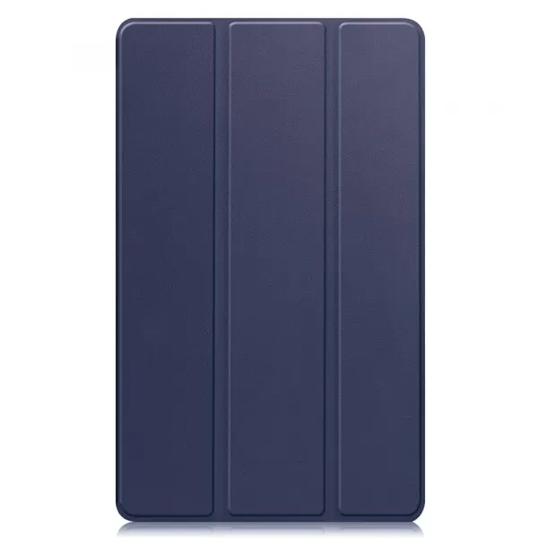 LEATHER Zaklápací kryt pre Samsung Galaxy Tab A11 tmavomodrý