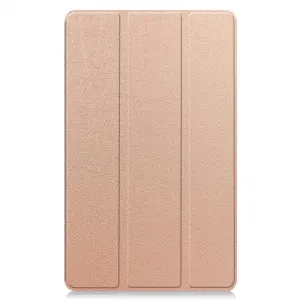 LEATHER Zaklápací kryt pre Samsung Galaxy Tab A11 ROSE GOLD