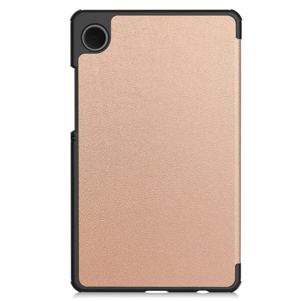 LEATHER Zaklápací kryt pre Samsung Galaxy Tab A11 ROSE GOLD