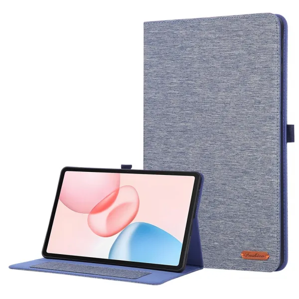 FABRIC Zaklápací obal pre Honor Pad 10 modrý