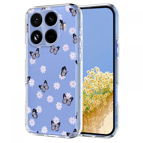 ART TPU Ochranný kryt pre Xiaomi 15T Pro BUTTERFLIES
