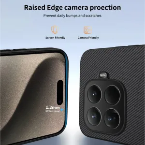 CARBON MAGSAFE Ochranný obal pre Xiaomi 15T Pro šedý