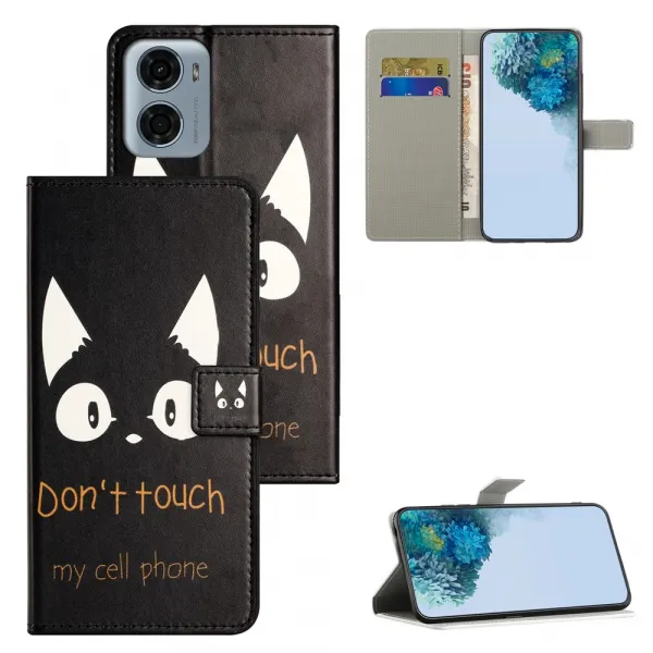 ART Peňaženkový kryt pre Motorola Moto G06 / G06 Power DON´T TOUCH