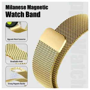 MILANESE Kovový remienok pre Garmin Vivoactive 5 / Vivoactive 6 zlatý