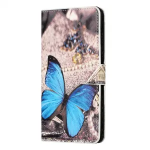 ART Peňaženkový kryt pre Motorola Moto G06 / G06 Power BLUE BUTTERFLY