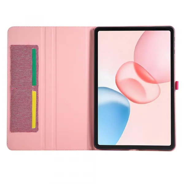 FABRIC Zaklápací obal pre Honor Pad 10 ružový