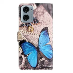 ART Peňaženkový kryt pre Motorola Moto G06 / G06 Power BLUE BUTTERFLY