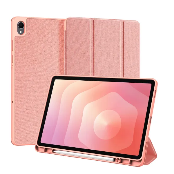 DUX DOMO Zaklápací obal pre Samsung Galaxy Tab S11 ružový