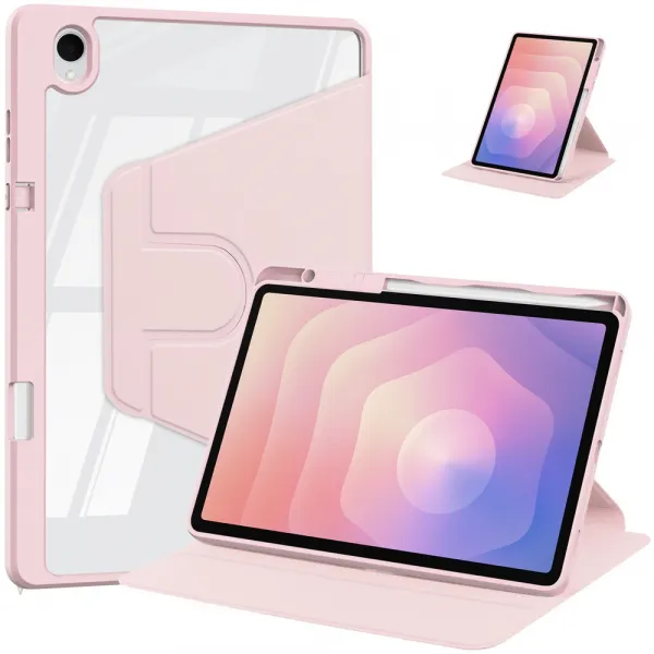 CRYSTAL FLEXI Zaklápací obal pre Samsung Galaxy Tab S11 ružový