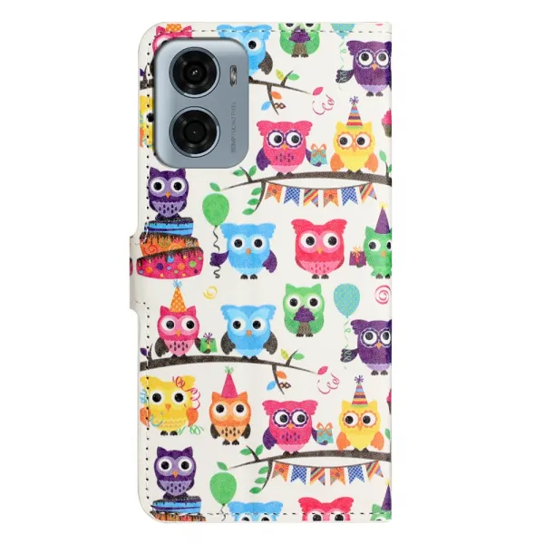 ART Peňaženkový kryt pre Motorola Moto G06 / G06 Power OWLS STICKER