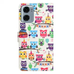 ART Peňaženkový kryt pre Motorola Moto G06 / G06 Power OWLS STICKER