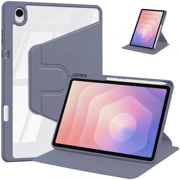 CRYSTAL FLEXI Zaklápací obal pre Samsung Galaxy Tab S11 fialový