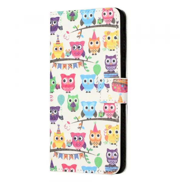 ART Peňaženkový kryt pre Motorola Moto G06 / G06 Power OWLS STICKER