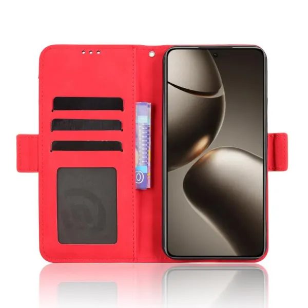SLOT Peňaženkový obal pre Xiaomi 15T Pro červený