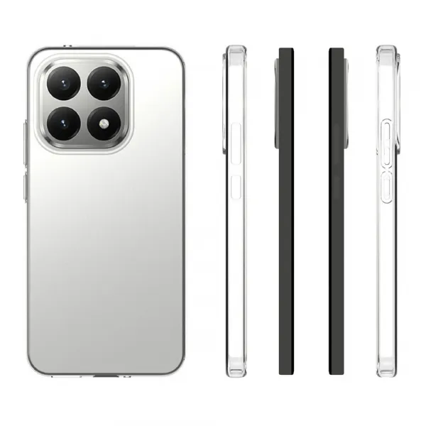 TPU Ochranný kryt pre Xiaomi 15T priehľadný