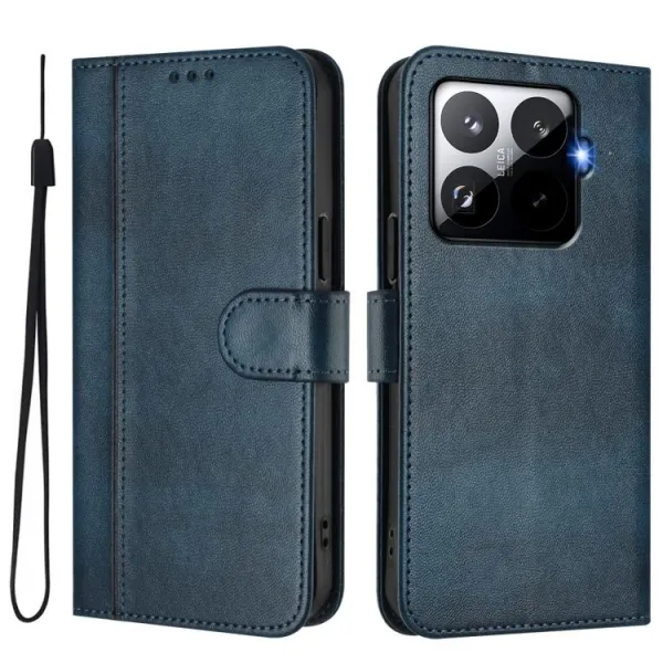 LINEAR Peňaženkový obal pre Xiaomi 15T Pro tmavomodrý