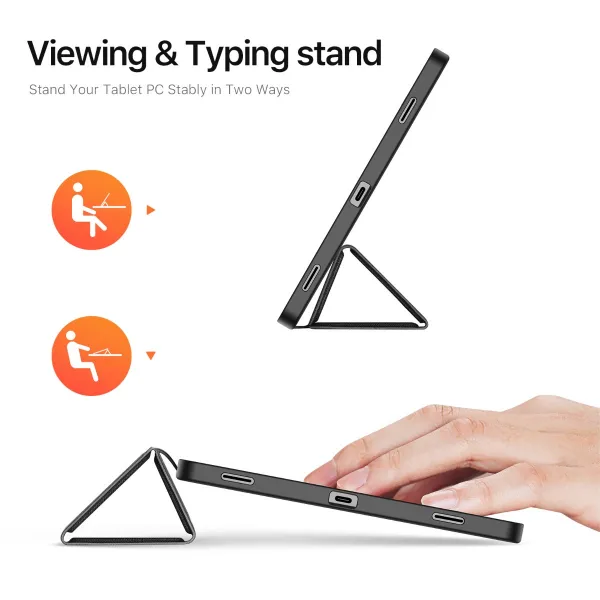 DUX DOMO Zaklápací obal pre Samsung Galaxy Tab S11 čierny