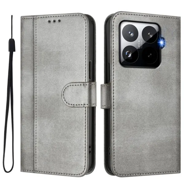 LINEAR Peňaženkový obal pre Xiaomi 15T Pro šedý