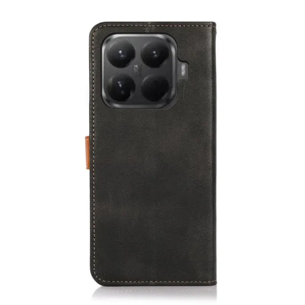 KHAZNEH DUAL-COLOR Peňaženkový kryt pre Xiaomi 15T Pro čierny
