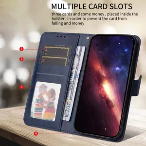 SMOOTH Peňaženkové puzdro pre Motorola Moto G06 / G06 Power modré