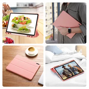 DUX DOMO Zaklápací obal pre Samsung Galaxy Tab S11 ružový