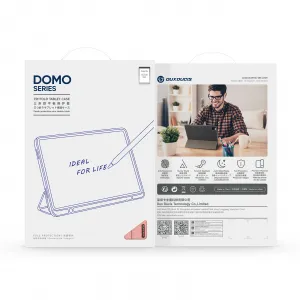 DUX DOMO Zaklápací obal pre Samsung Galaxy Tab S11 ružový