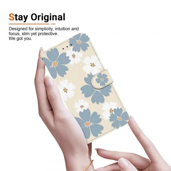 ART Peňaženkový obal pre Xiaomi Redmi Note 15 5G / POCO M8 5G BLUE DAISY