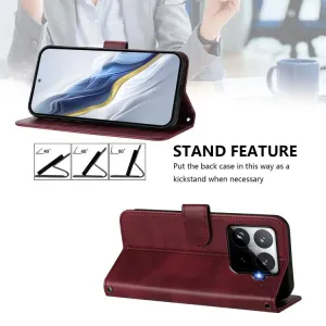 LINEAR Peňaženkový obal pre Xiaomi 15T Pro bordový