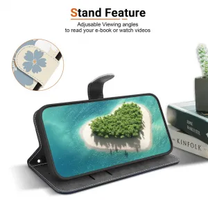 ART Peňaženkový obal pre Xiaomi Redmi Note 15 5G / POCO M8 5G BLUE DAISY