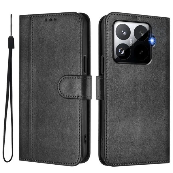 LINEAR Peňaženkový obal pre Xiaomi 15T Pro čierny