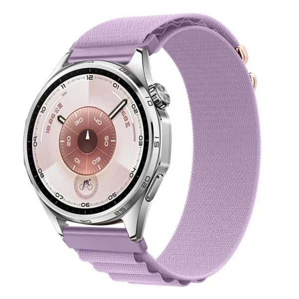 NYLON Vymeniteľný remienok pre Huawei Watch GT 5 46mm / GT 6 46mm fialový