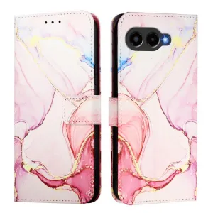 ART MARBLE Peňaženkový kryt pre T Phone 3 ROSE GOLD